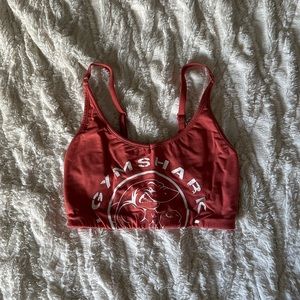 Gymshark Legacy Sports Bra - Brick Red
